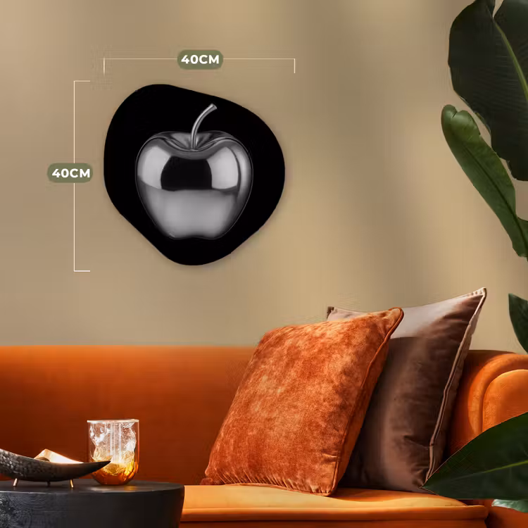 Appel - Metallic - Symmetrisch Wandcirkel Organisch Forex 3mm klein -sfeer3