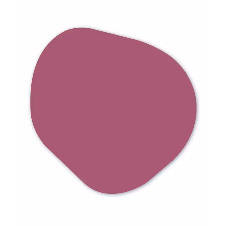 Berry - Roze -Pink Wandcirkel Organisch Forex 3mm klein 629 -3d