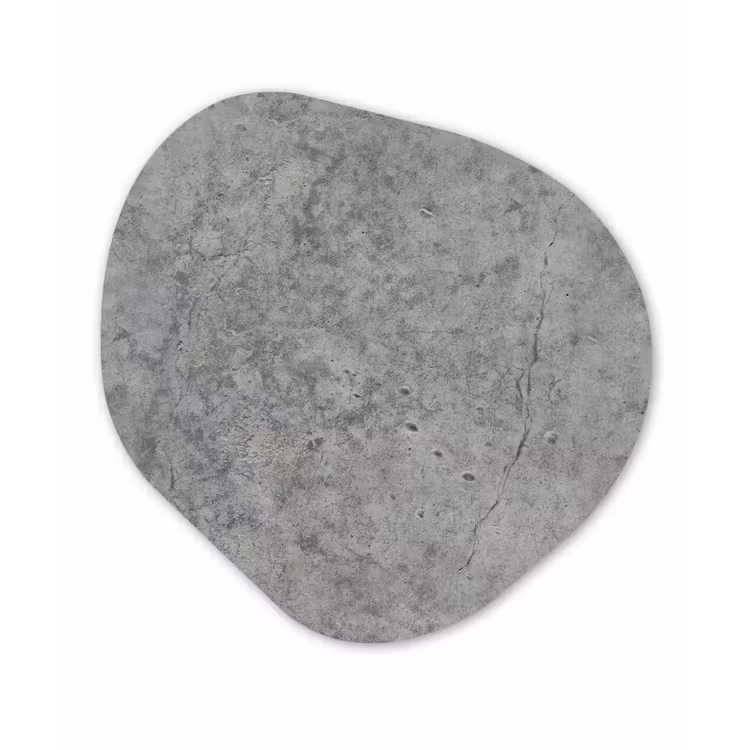 Beton - Antiek - Patronen Wandcirkel Organisch Forex 3mm klein 629 -3d