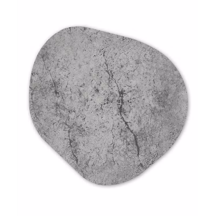 Beton - Muur - Industrieel - Patronen Wandcirkel Organisch Forex 3mm klein 629 -3d
