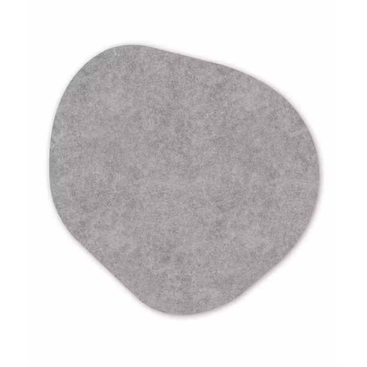 Beton - Oud - Patroon Wandcirkel Organisch Forex 3mm klein 629 -3d