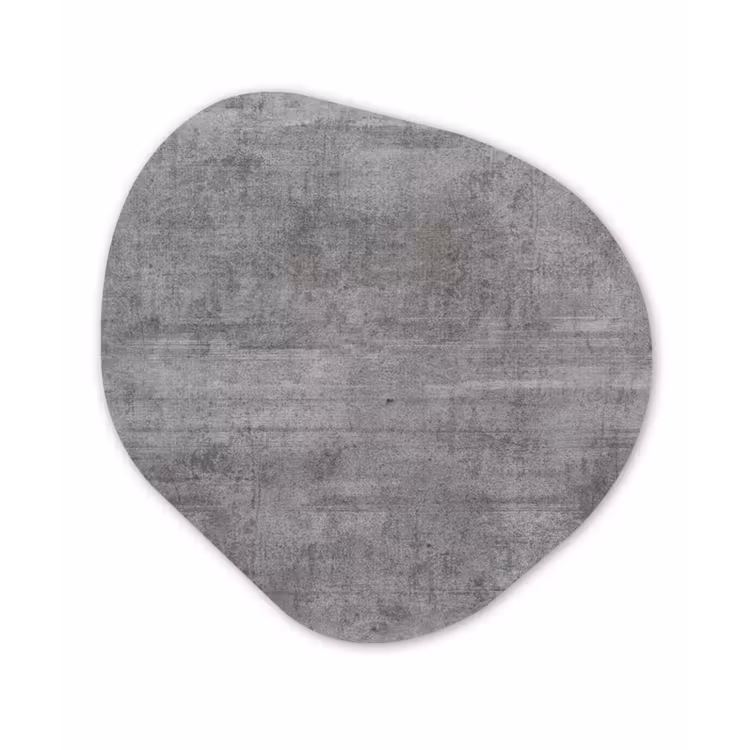 Beton - Patroon - Antiek Wandcirkel Organisch Forex 3mm klein 629 -3d