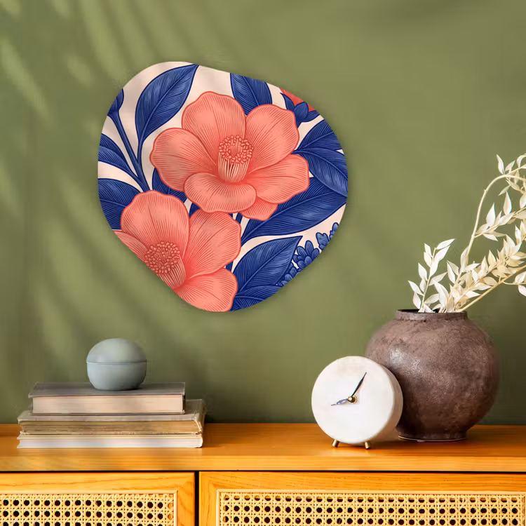 Organisch schilderij forex - Bloemen - Bladeren - Botanisch - Bloemen - Bladeren - Botanisch Wandcirkel Organisch Forex 3mm klein