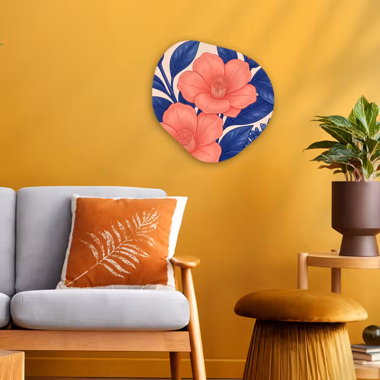 Organisch schilderij forex - Bloemen - Bladeren - Botanisch - Bloemen - Bladeren - Botanisch Wandcirkel Organisch Forex 3mm klein