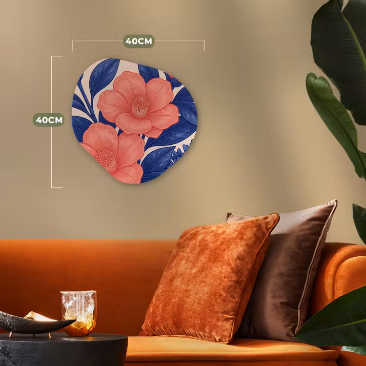 Organisch schilderij forex - Bloemen - Bladeren - Botanisch - Bloemen - Bladeren - Botanisch Wandcirkel Organisch Forex 3mm klein