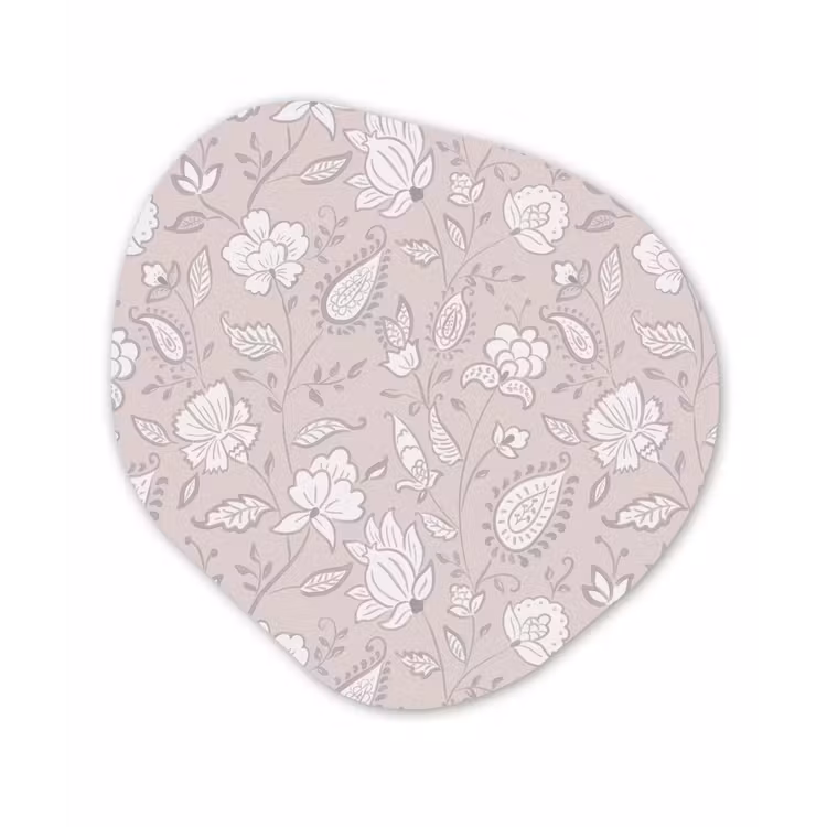 Bloemen - Getekend - Lavendel Wandcirkel Organisch Forex 3mm klein 629 -3d