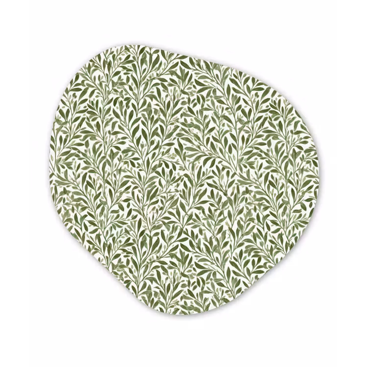 Botanisch - Takken - Groen Wandcirkel Organisch Forex 3mm klein 629 -3d