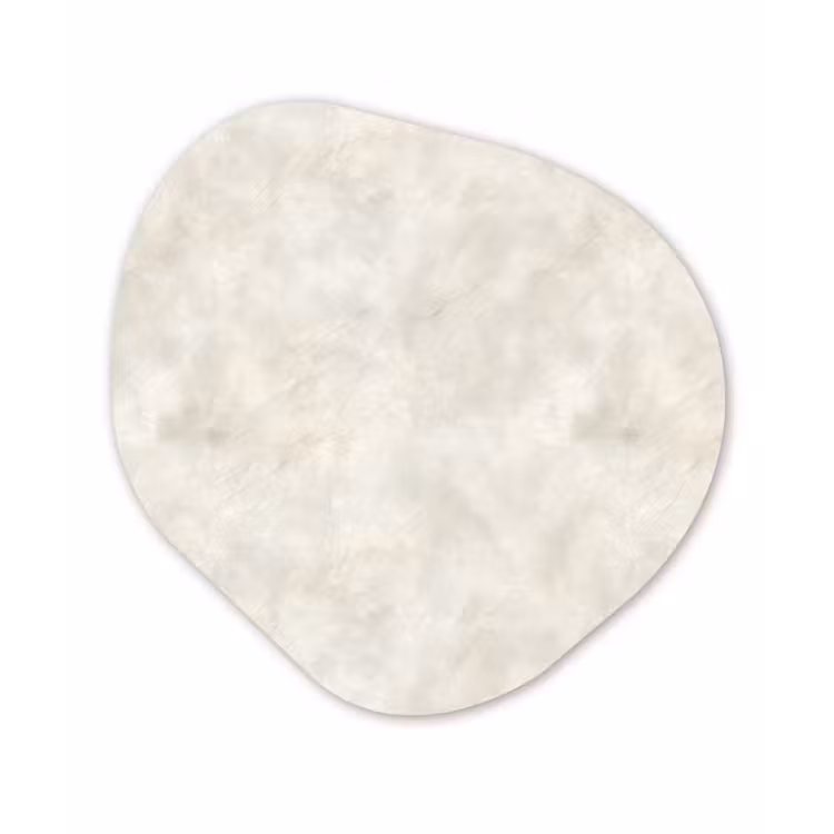 Crèmebeige - Marmer - Aders Wandcirkel Organisch Forex 3mm klein 629 -3d