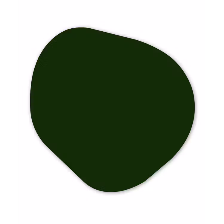 Forest - Green - Groen Wandcirkel Organisch Forex 3mm klein 629 -3d