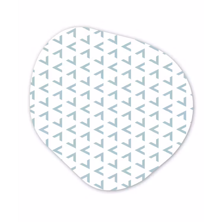 Geometrie - Patronen - Abstract Wandcirkel Organisch Forex 3mm klein 629 -3d