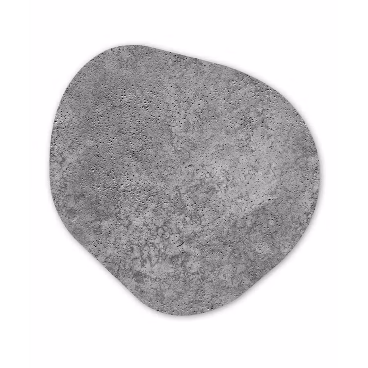 Patronen - Industrieel - Beton Wandcirkel Organisch Forex 3mm klein 629 -3d