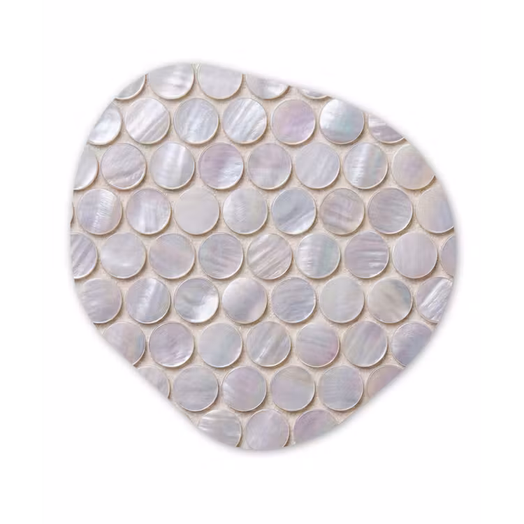 Patroon - Cirkels - Abstract - Modern - Wit Wandcirkel Organisch Forex 3mm klein -3d
