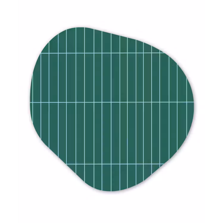 Patroon - Tegel - Saliegroen Wandcirkel Organisch Forex 3mm klein 629 -3d