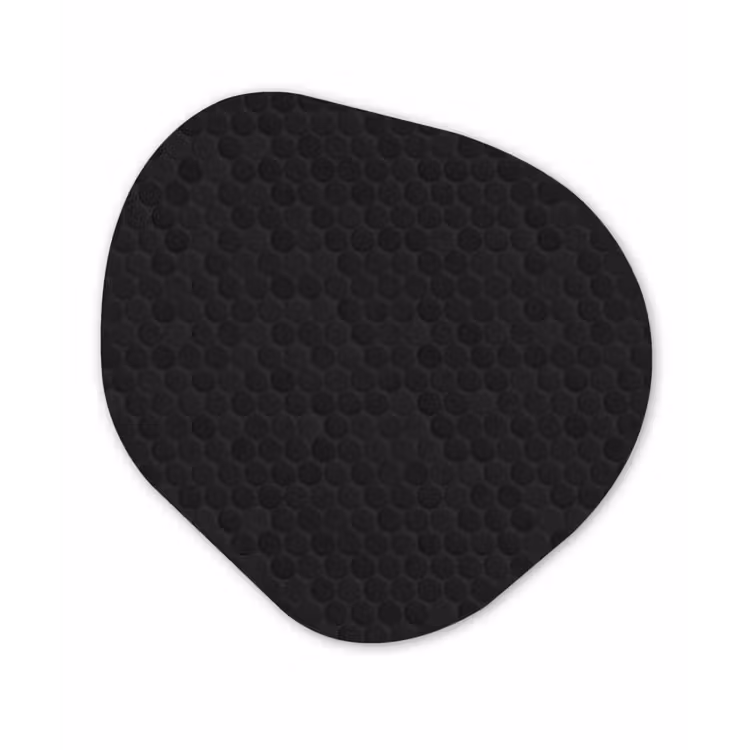 Penny - Tegel - Mat - Zwart Wandcirkel Organisch Forex 3mm klein 629 -3d