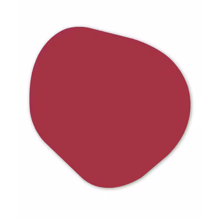 Bruin - Rood - Kleur Wandcirkel Organisch Forex 3mm klein 629 -3d