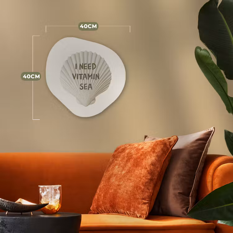 Schelp - Quote - Groen Wandcirkel Organisch Forex 3mm klein -sfeer3