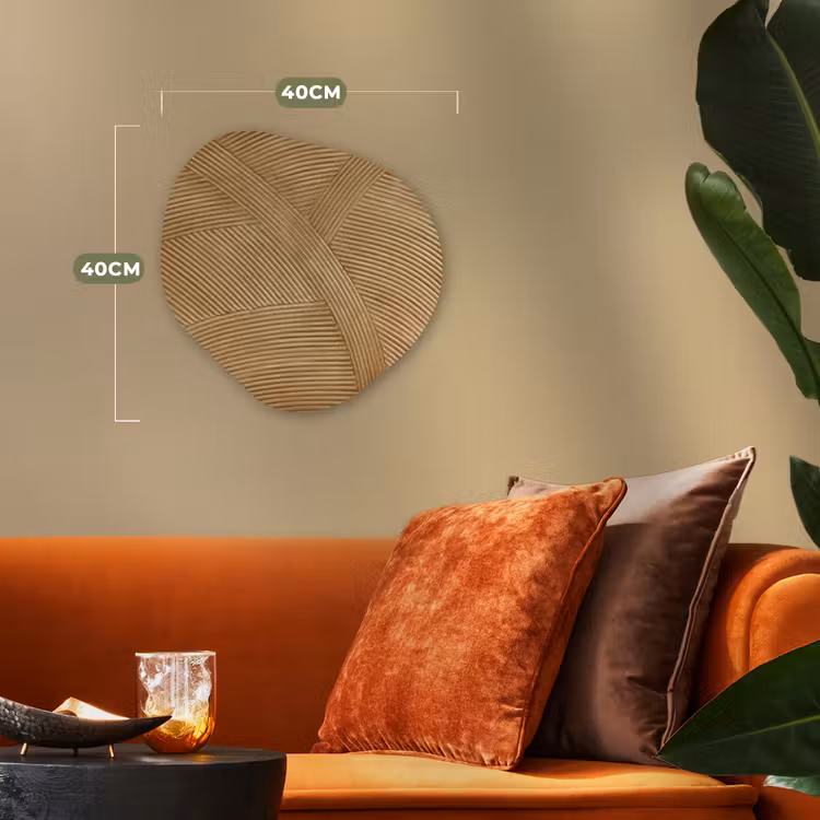 Structuur - Natuur - Kunst - Rotan Wandcirkel Organisch Forex 3mm klein -sfeer3