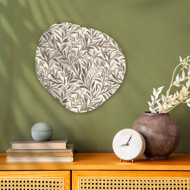 Takken - Botanisch - Taupe Wandcirkel Organisch Forex 3mm klein 629 -sfeer2
