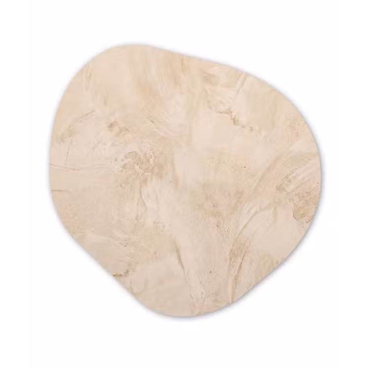 Textuur - Patroon - Abstract - Modern - Beige Wandcirkel Organisch Forex 3mm klein -3d