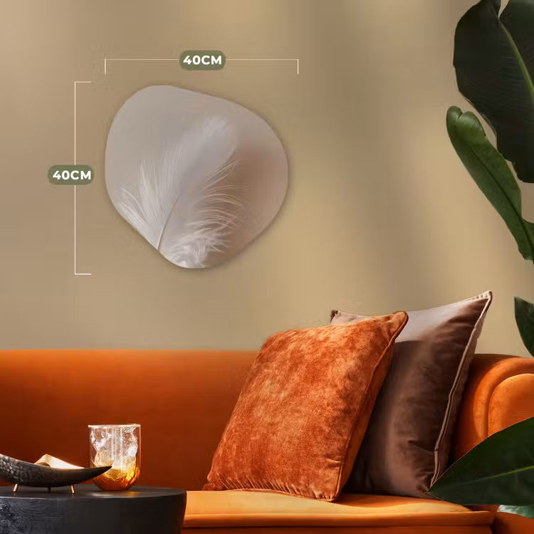 Veer - Minimalistisch - Roze Wandcirkel Organisch Forex 3mm klein -sfeer3
