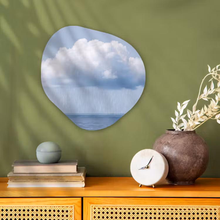 Organisch schilderij forex - Wolk - Regen - Natuur - Wolk - Regen - Natuur Wandcirkel Organisch Forex 3mm klein