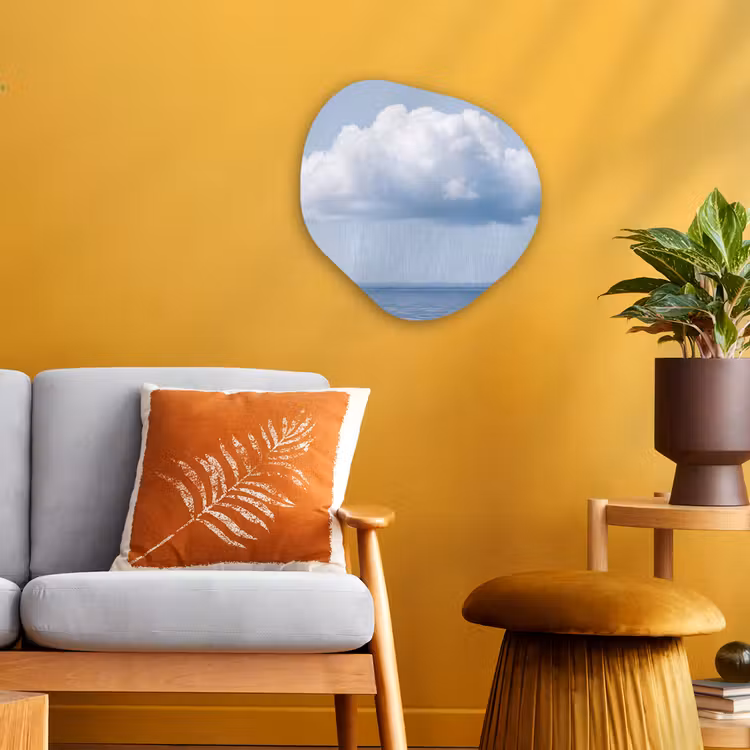 Organisch schilderij forex - Wolk - Regen - Natuur - Wolk - Regen - Natuur Wandcirkel Organisch Forex 3mm klein