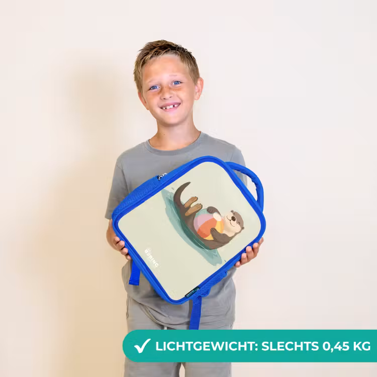 Otter - Strandbal - Water Kinderrugzak - Blauw middel -sfeer1_NL