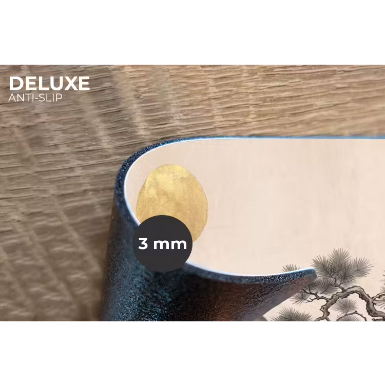 Aap - Maan - Goud Placemat vinyl groot -closeup