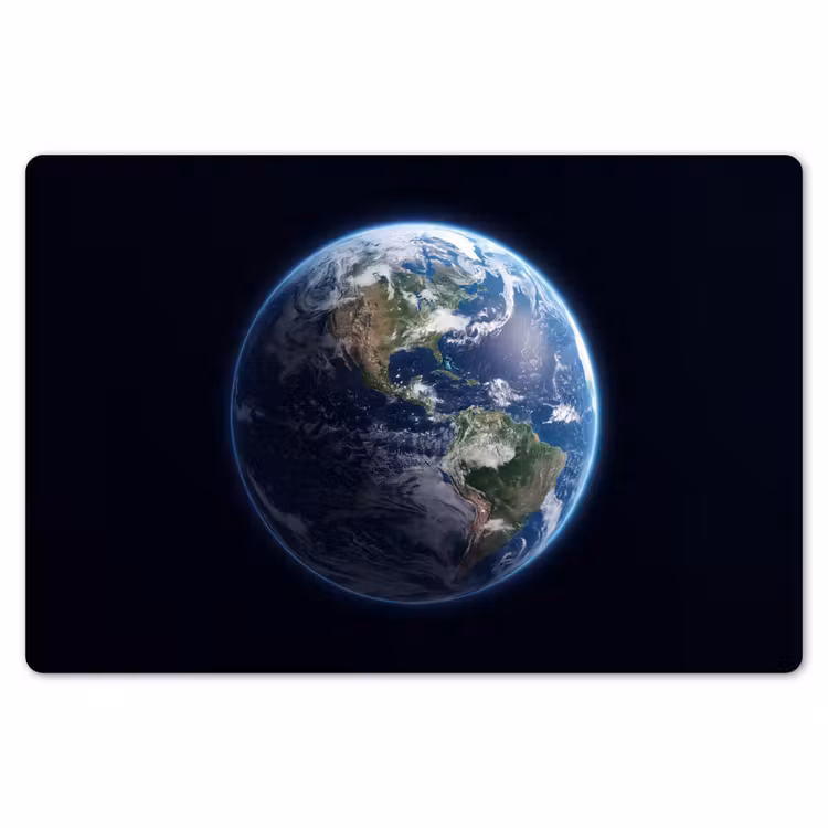 Placemat - 6 stuks - Aarde - Ruimte - Kosmos - Aarde - Ruimte - Kosmos Placemat vinyl groot
