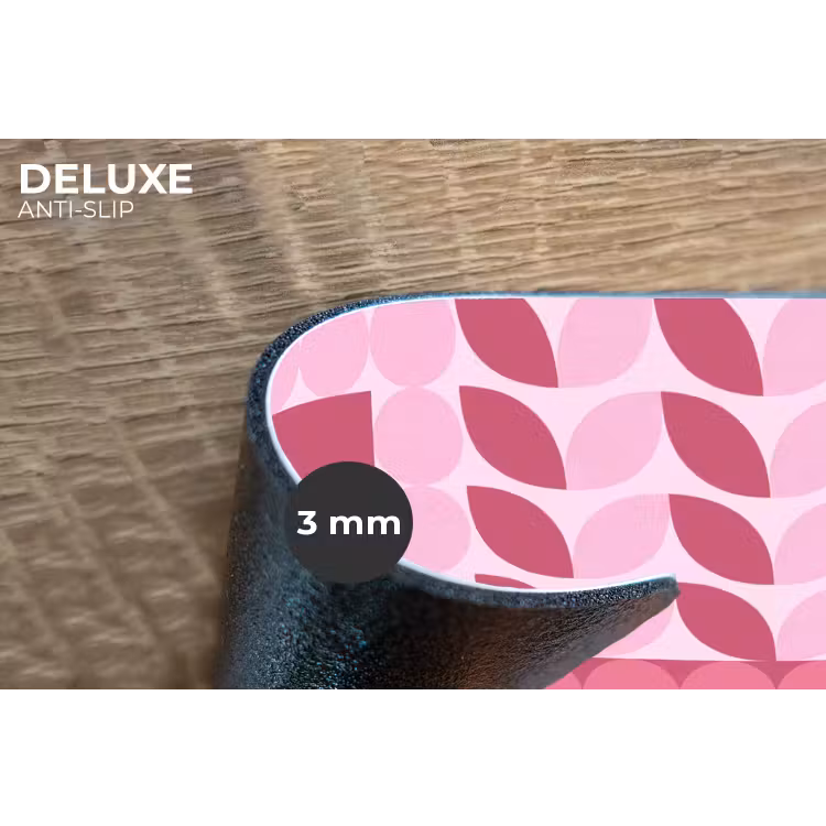 Abstract - Geometrisch - Patroon - Modern - Roze Placemat vinyl groot -closeup