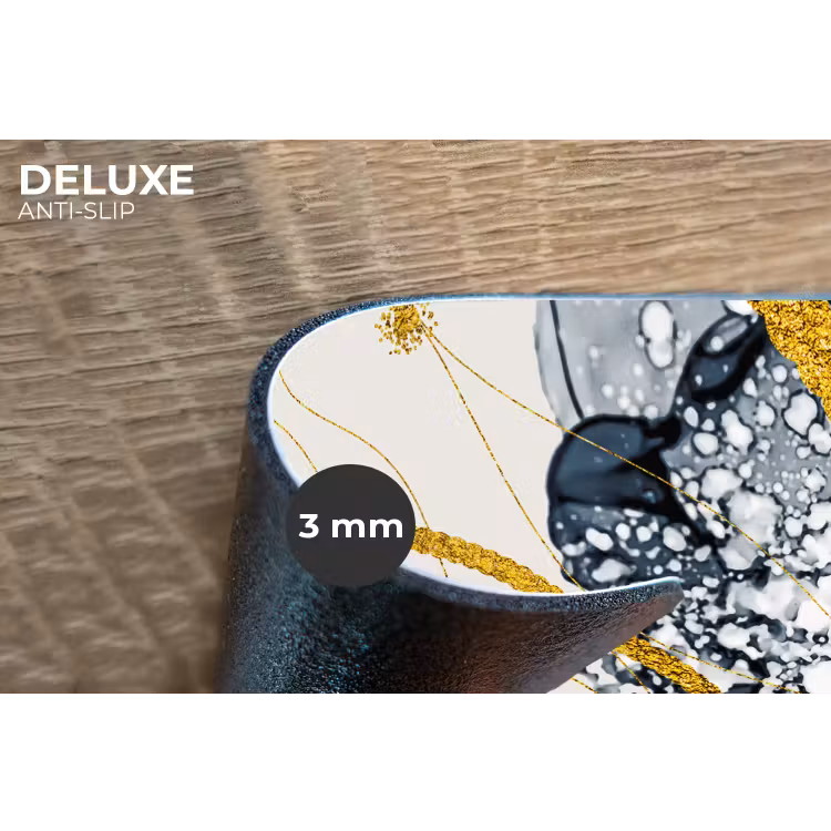 Abstract - Goud - Natuur - Kunst Placemat vinyl groot -closeup