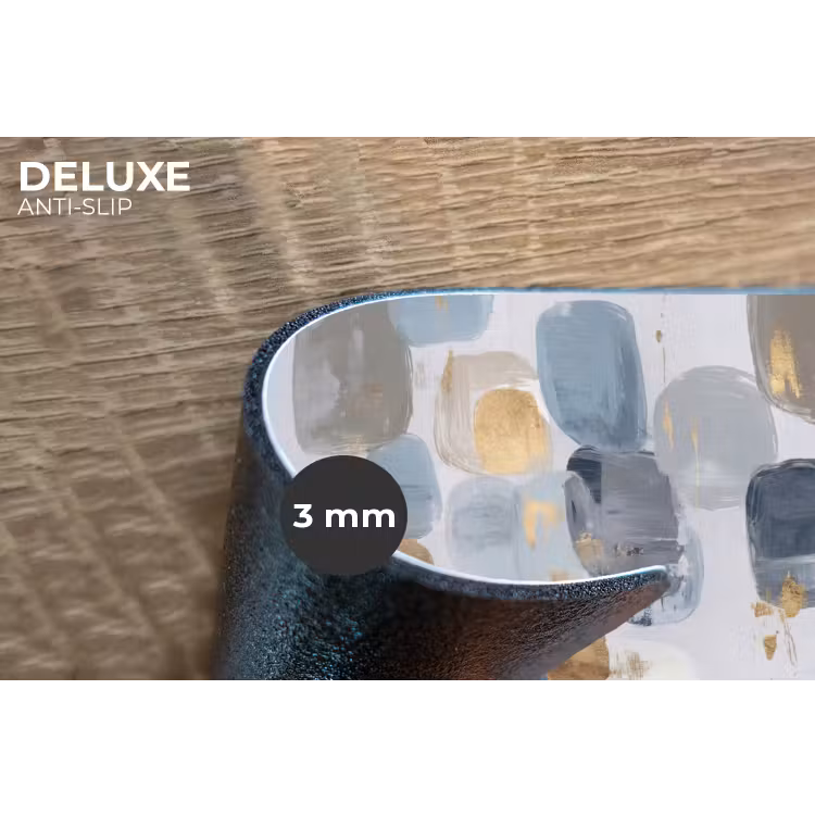 Abstract - Goud - Vormen Placemat vinyl groot -closeup