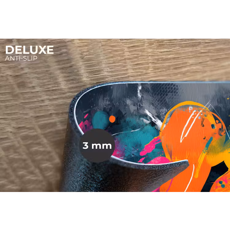 Abstract - Graffiti - Kleurrijk - Verfspatten Placemat vinyl groot -closeup