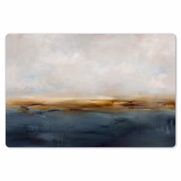 Abstract - Horizon - Water - Modern - Beige Placemat vinyl groot -zzsfeer1_Kitchenyeah-website