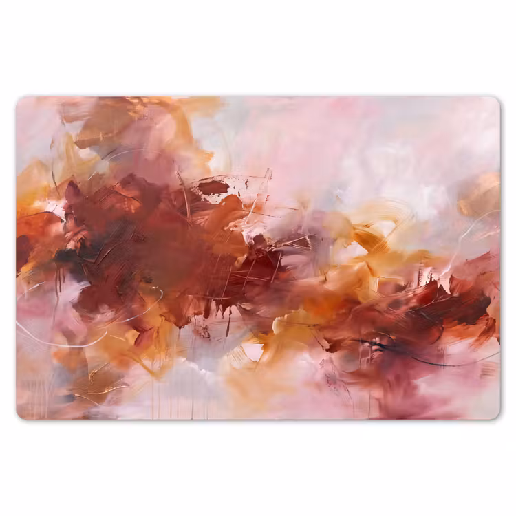 Abstract - Kleurrijk - Kunst - Modern - Roze-Rood Placemat vinyl groot -zzsfeer1_Kitchenyeah-website