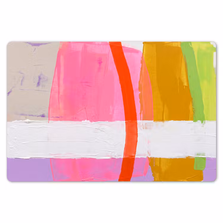 Abstract - Kleurrijk - Vormen - Modern - Kunst Placemat vinyl groot -zzsfeer1_Kitchenyeah-website