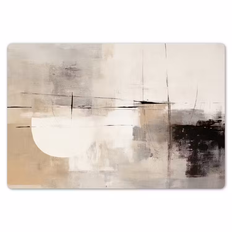 Abstract - Kunst - Grijs Placemat vinyl groot -zzsfeer1_Kitchenyeah-website