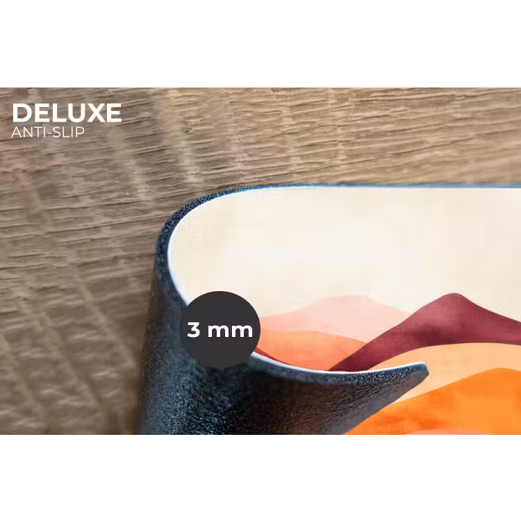 Abstract - Landschap - Golven Placemat vinyl groot -closeup