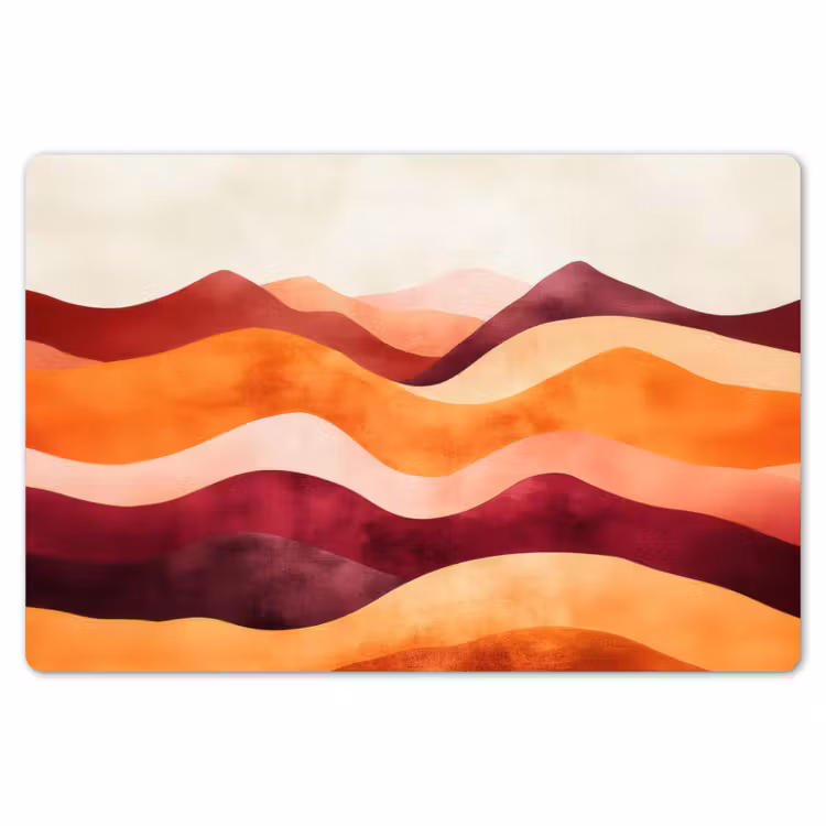 Abstract - Landschap - Golven Placemat vinyl groot -zzsfeer1_Kitchenyeah-website