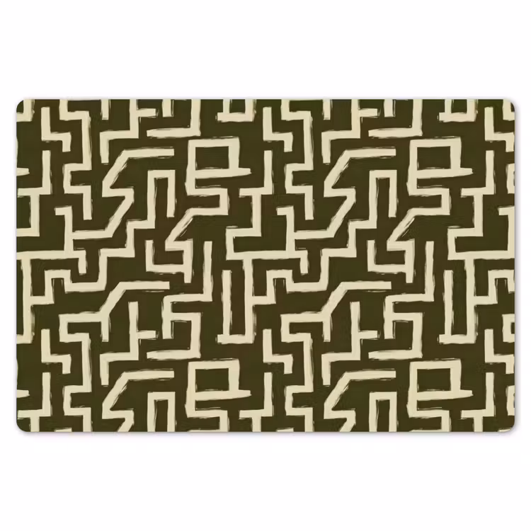 Abstract - Lijnen - Groen Placemat vinyl groot 368 -zzsfeer1_Kitchenyeah-website