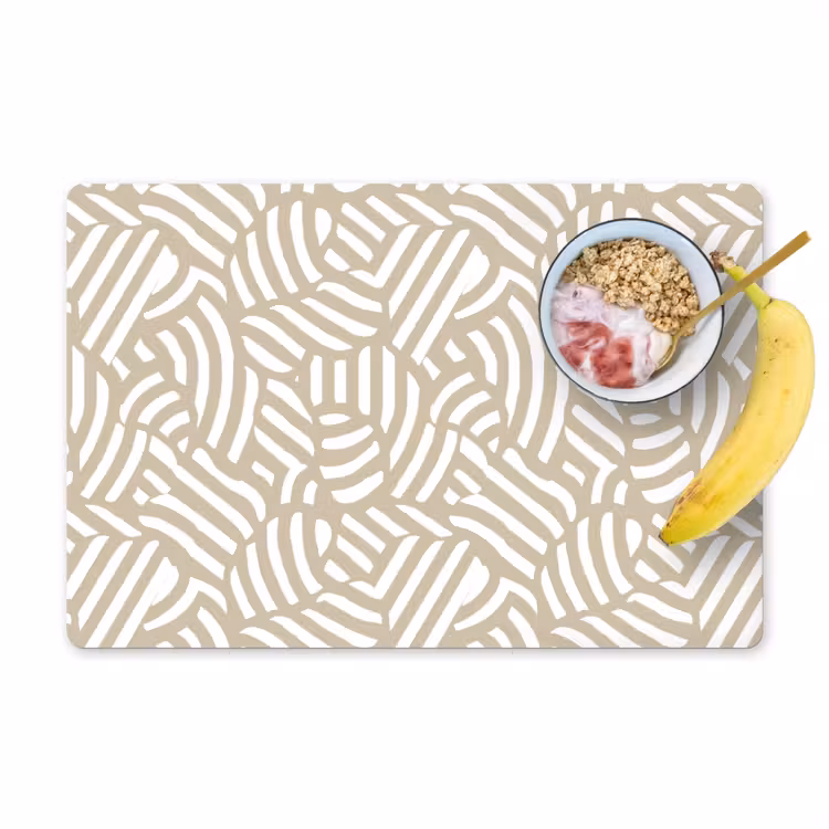 Abstract - Modern - Beige Placemat vinyl groot 368 -zzzproduct_Kitchenyeah-website
