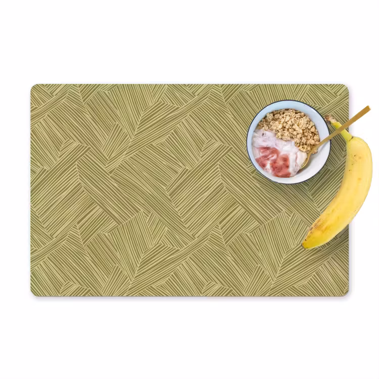 Abstract - Modern - Groen Placemat vinyl groot 368 -zzzproduct_Kitchenyeah-website