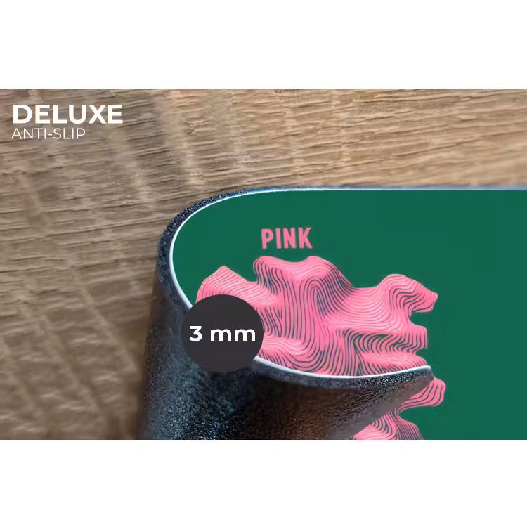 Abstract - Pink - Lijnen - Groen Placemat vinyl groot -closeup