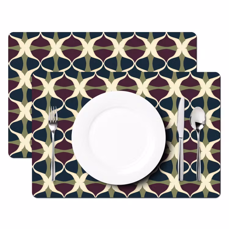 Abstract - Retro - Kleurrijk Placemat vinyl groot 368 -zzsfeer2_Kitchenyeah-website
