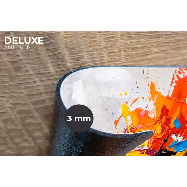 Abstract - Schilderij - Kleurrijk - Dynamisch Placemat vinyl groot -closeup