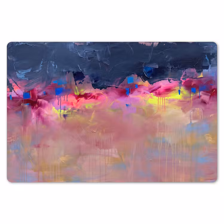 Abstract - Textuur - Kleuren - Modern - Roze Placemat vinyl groot -zzsfeer1_Kitchenyeah-website