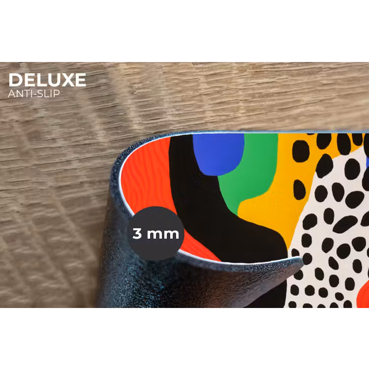 Abstract - Vormen - Kleuren - Stippen Placemat vinyl groot -closeup