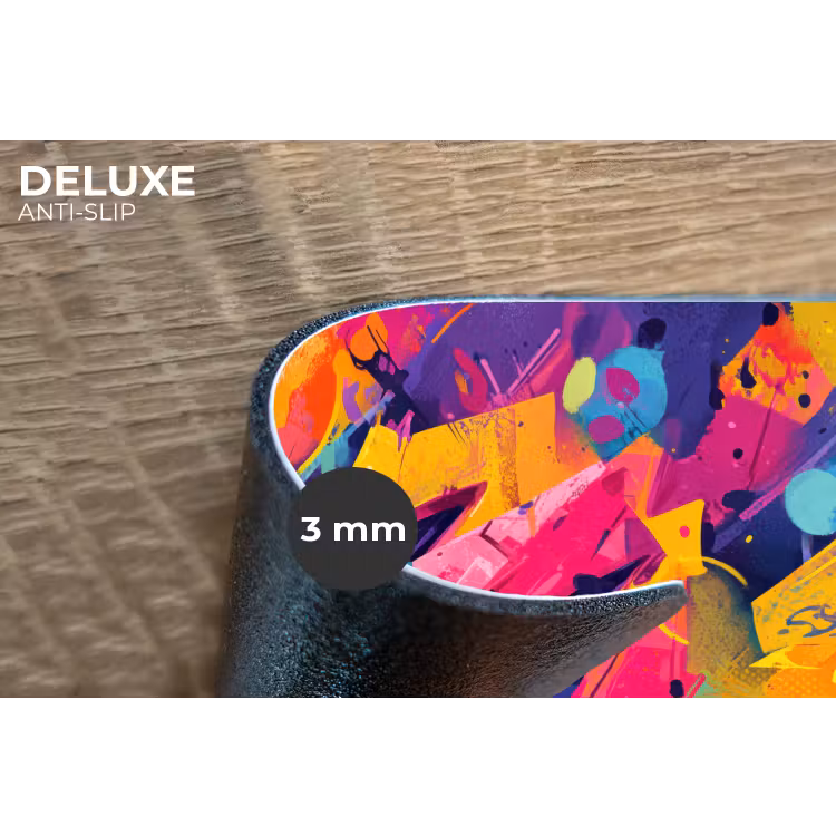 Abstract - Vormen - Kleurrijk Placemat vinyl groot -closeup