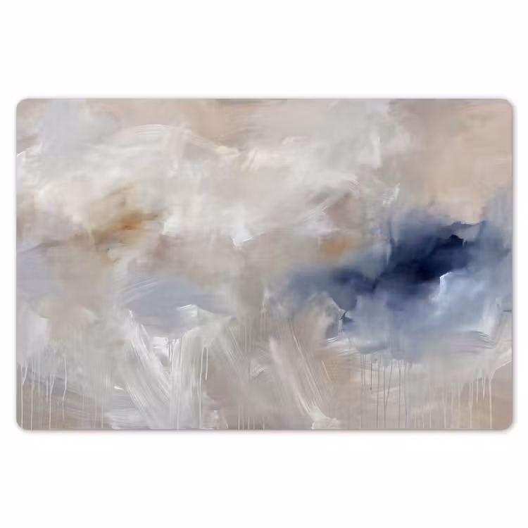 Abstract - Wolken - Sfeer - Modern - Beige Placemat vinyl groot -zzsfeer1_Kitchenyeah-website