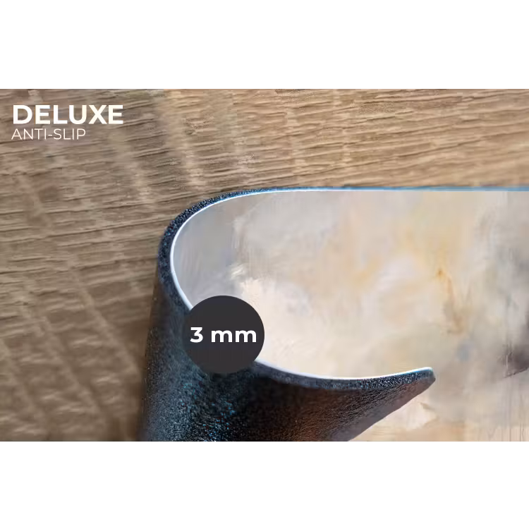 Abstract - Wolken - Sfeervol - Beige - Grijs Placemat vinyl groot -closeup